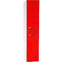 Шкаф пенал Bellezza Рокко 35 4623704180036 подвесной Красный Белый
