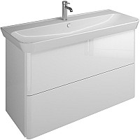 Тумба с раковиной Burgbad Iveo 120 SFEN120F2833G0161C0001*1 подвесная Белая глянцевая