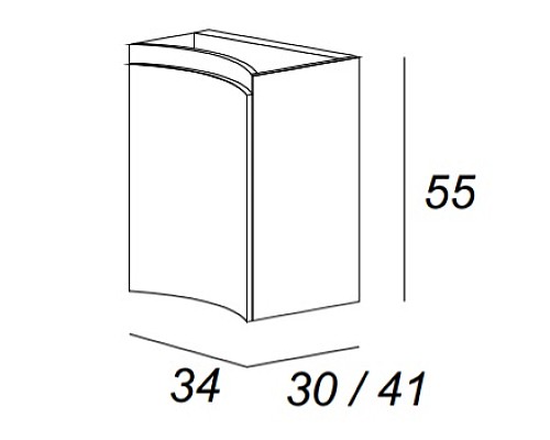 Шкафчик подвесной Cezares 44223