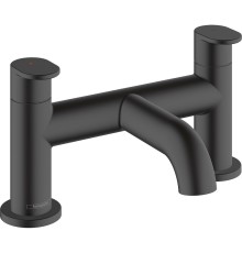 Смеситель на борт ванны Hansgrohe Vernis Blend Черный матовый