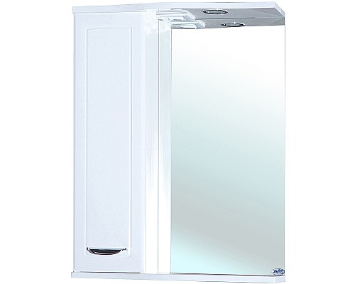 Зеркало со шкафом Bellezza Классик 65 L 4611910002013 с подсветкой Белое Зеркало со шкафом Bellezza Классик 65 L 4611910002013 с подсветкой Белое