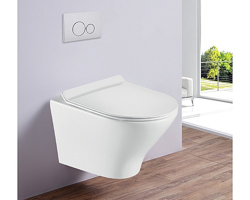 Унитаз подвесной ESBANO ASTER White ESUPASTEW 490x370x365