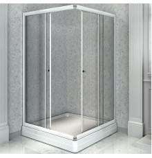 Душевой уголок Radomir 100x110 L с поддоном Белый