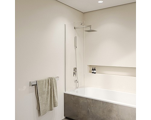 Шторка на ванну RGW Screens SC-056 40х150 351105640-11 профиль Хром стекло прозрачное