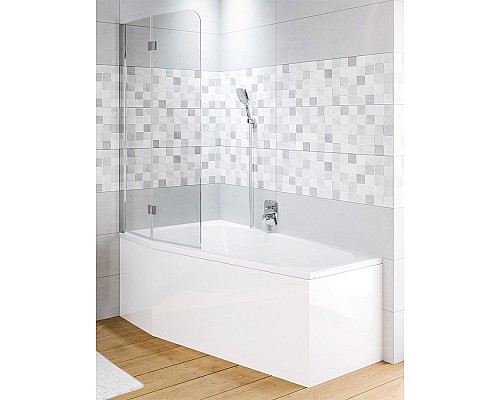 Шторка на ванну Riho Novik Z500 90 G003040120 (GZT9200089) профиль Хром стекло прозрачное