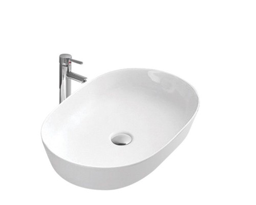 Раковина SinteSi LVB-APP-402 накладная белая 610х420х135, без отверстия под смеситель