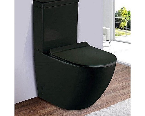 Унитаз компакт CeramaLux 2166-1MB с бачком и сиденьем Микролифт