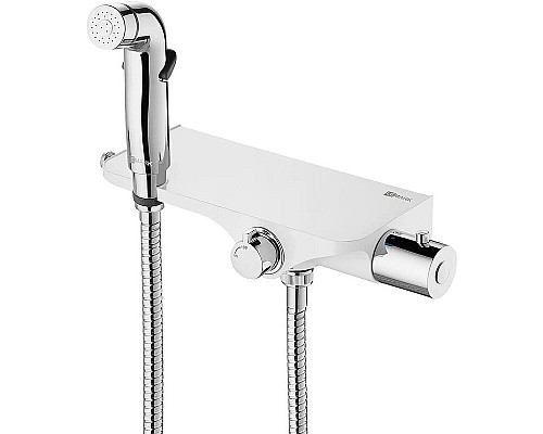 Гигиенический душ со смесителем Lemark Comfort LM7169CW с термостатом Хром