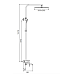 Душевая система Gappo G07 G2407-8 Белая Хром