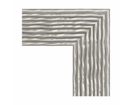 Зеркало Evoform Definite 110х60 BY 3089 в багетной раме - Волна хром 90 мм