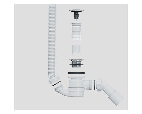 Слив-перелив Excellent Heaven черный мат