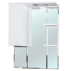 Зеркало со шкафом Bellezza Эйфория 80 L 4619113002014 с подсветкой Белое