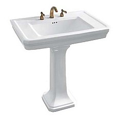 Раковина Boheme Armadi Art Vogue, Белая с пьедесталом