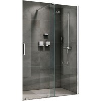 Душевая дверь Abber Komfort 120 профиль Хром стекло прозрачное, арт