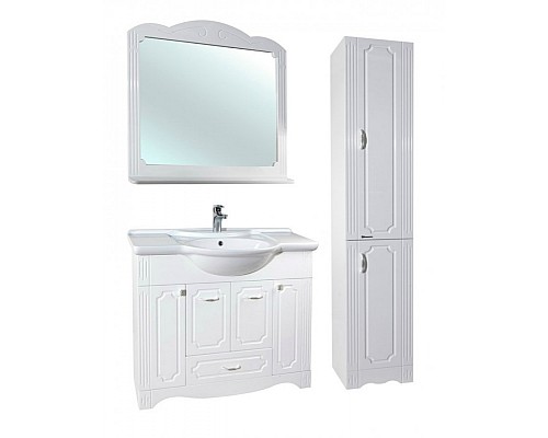 Шкаф пенал Bellezza Кантри 35 Белый