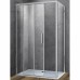 Душевой уголок Vincea Soft 140x80 профиль Хром стекло прозрачное