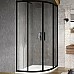Душевой уголок Ravak Blix BLSCP4-90 90x90 X3BM70300Z1 профиль Черный стекло Transparent