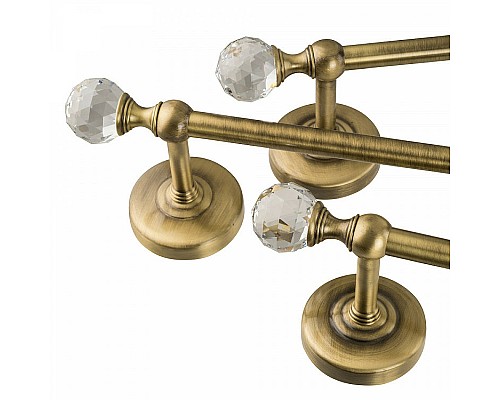 Полотенцедержатель Migliore Amerida 16567 Бронза с кристаллами Swarovski