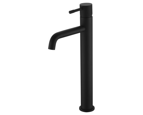Смеситель для умывальника высокий, Boheme Uno. Черный