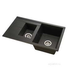 Мойка для кухни Делия 87 графит Aquaton