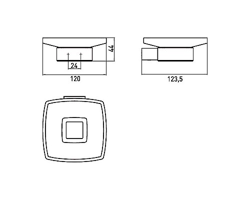Мыльница Emco Loft 0530 133 00 Черная