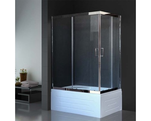 Душевой уголок Royal Bath BP 120х80 с поддоном Хром