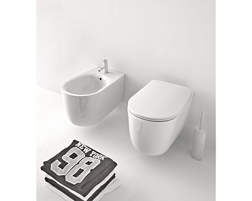 Унитаз подвесной Kerasan Nolita 531401 безободковый