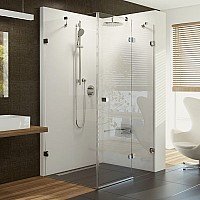 Душевой уголок Ravak Brilliant 0UP44A00Z1 80x80 R хром прозрачный