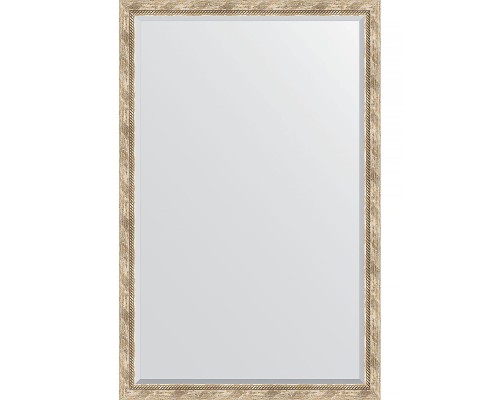 Зеркало Evoform Exclusive 173х113 BY 3615 с фацетом в багетной раме - Прованс с плетением 70 мм