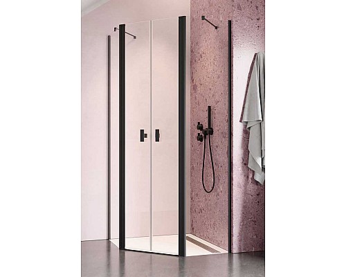 Боковая перегородка NES Black PTD Wall 80x100 10051300-54-01