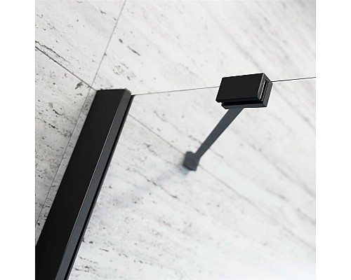 Боковая перегородка NES Black PTD Wall 80x100 10051300-54-01