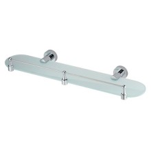Полка стеклянная WasserKRAFT с бортиком