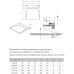 Душевая плита Radaway RadаDrain 119x119 с решеткой Rain