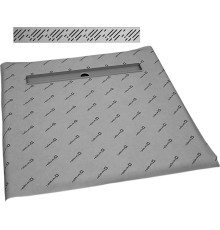 Душевая плита Radaway RadаDrain 119x119 с решеткой Rain