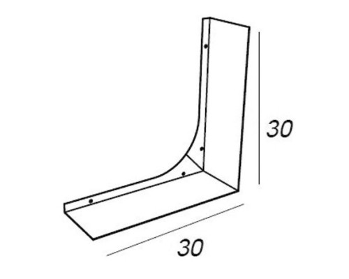 Полка металлическая Cezares 45013