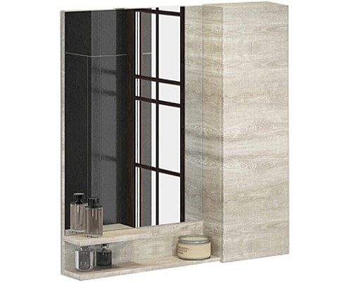 Зеркало со шкафом Comforty Верона 90 00004136714 Дуб белый