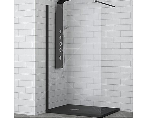 Душевая перегородка RGW Walk In WA-002B 90 35100209-14 профиль Черный стекло прозрачное