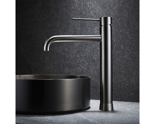 Смеситель для раковины Black&White Universe Gun Metal, арт