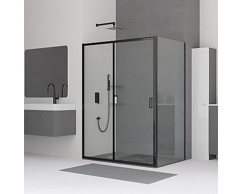 Душевой уголок RGW Classic CL-48B 110x100 32094801-014 Черный матовый