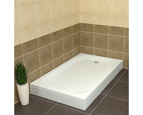 Акриловый поддон для душа RGW Acrylic Lux/Tn 100х80 16180280-21 Белый