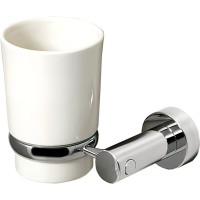Стакан для зубных щеток WasserKRAFT K-28228 Хром Белый