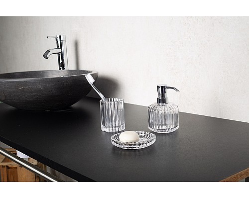 Стакан для зубных щеток Ridder Vilma 2167100 Прозрачный