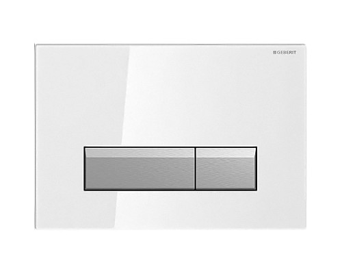 Клавиша смыва Geberit Sigma 40 115.600.SI.1 Белый/алюминий Клавиша смыва Geberit Sigma 40 115.600.SI.1 Белый/алюминий