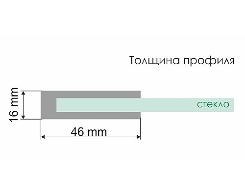 Душевой уголок WasserKRAFT Dinkel 130x80 58R32 профиль Хром стекло прозрачное