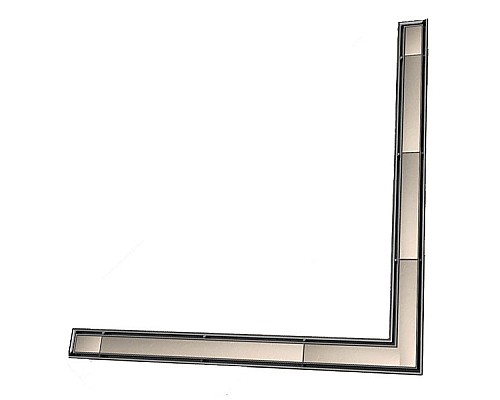 Основа для плитки угловая TECEdrainline "plate" TECE 611270