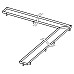 Основа для плитки угловая TECEdrainline "plate" TECE 611270