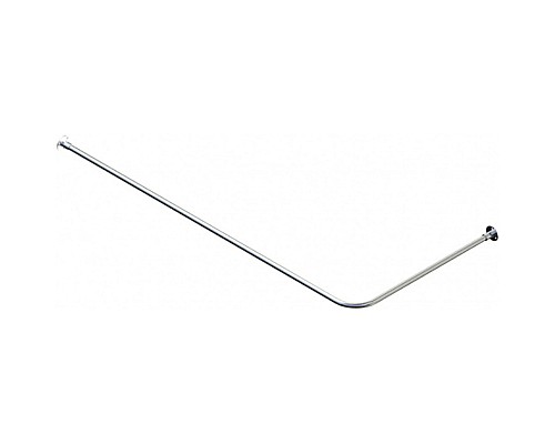 Карниз для ванны Aquatek Медея 170x95/50 KARN-0000015 г-образный Хром