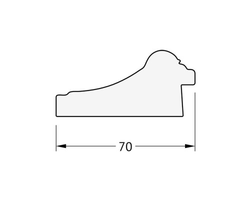 Зеркало Evoform Exclusive Floor 198х78 BY 6104 с фацетом в багетной раме - Прованс с плетением 70 мм
