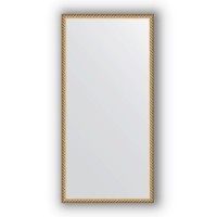 Зеркало Evoform Definite 98х48 Витая латунь