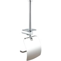 Держатель туалетной бумаги и запасного рулона Haiba HB8411 с крышкой Хром